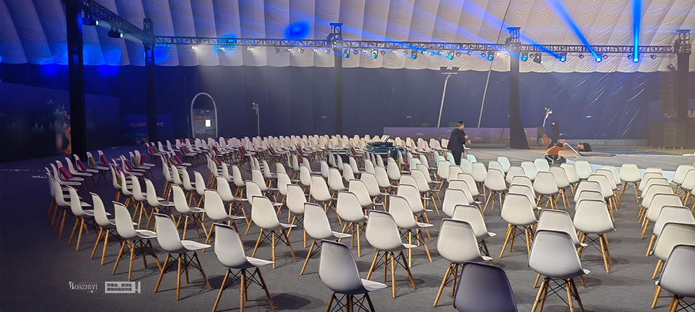 華熠桌椅出租助力首屆鄭州考古文創雅集