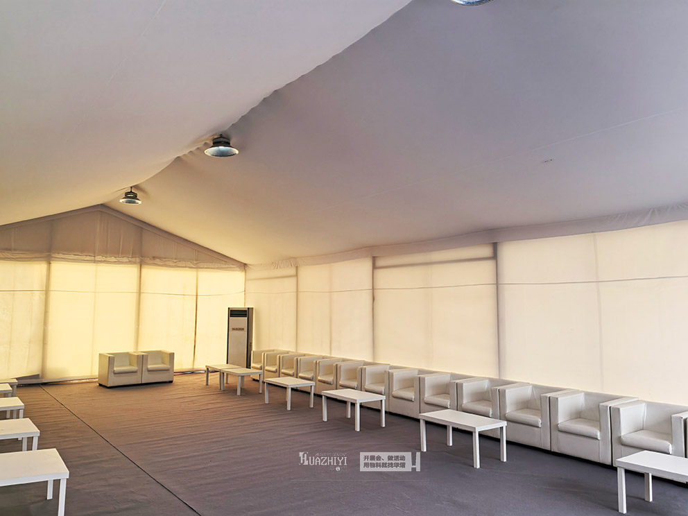 國家超算互聯網應用技術大會篷房，華熠篷房租賃進行搭建