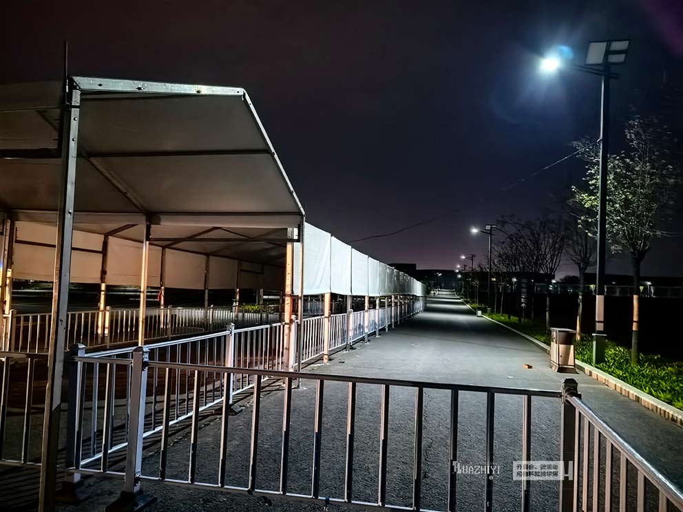 少林寺安檢通道篷房由華熠篷房出租進(jìn)行搭建