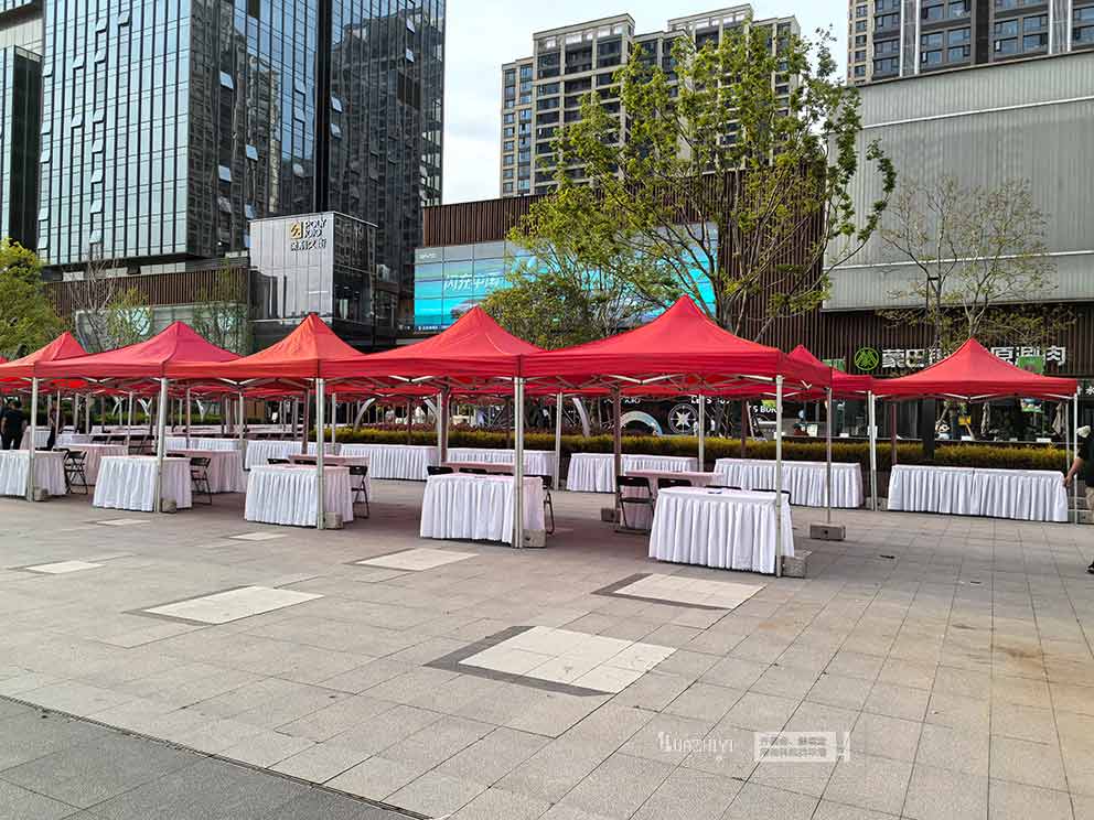 華熠桌椅出租助力鄭州大學2026湖北省全國巡回招聘